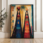 Portrait 042 Canvas Art 90 x 60 cm / Stretched on hidden frame