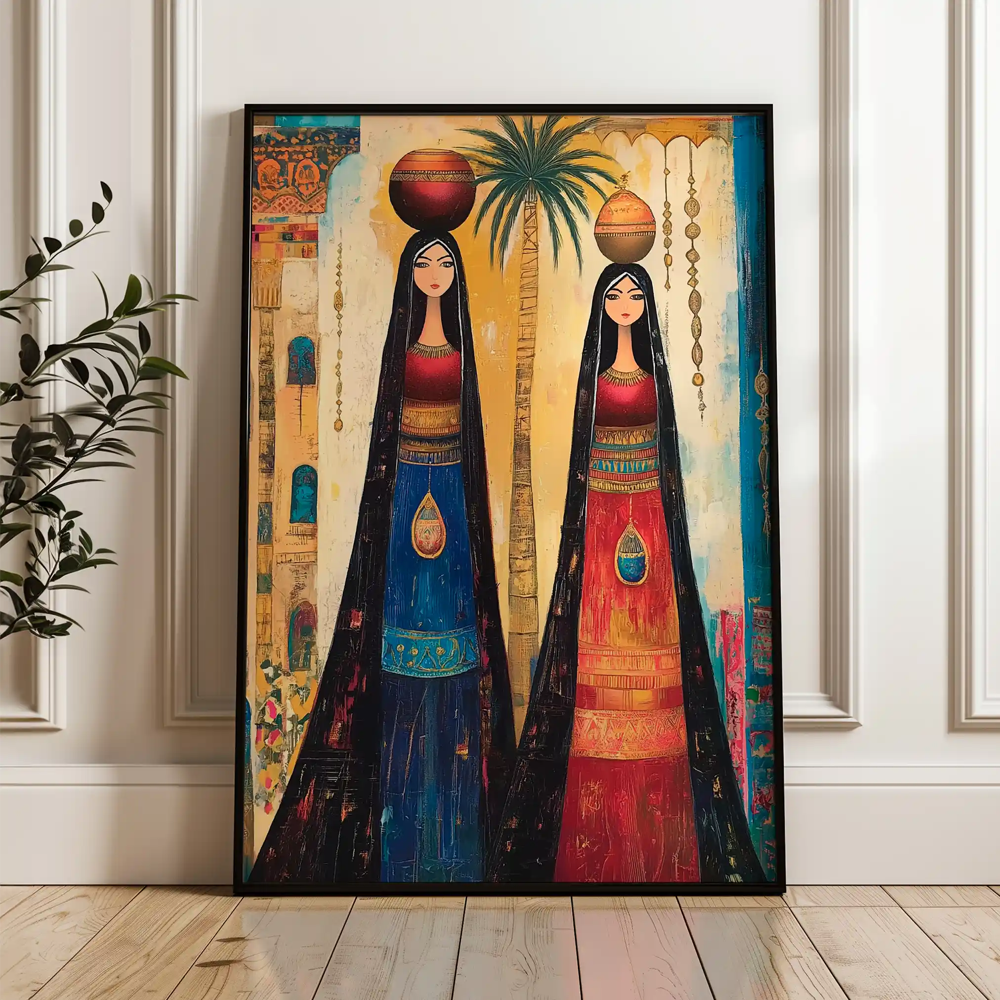 Portrait 042 Canvas Art 90 x 60 cm / Stretched on hidden frame