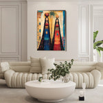 Portrait 042 Canvas Art 90 x 60 cm / Stretched on hidden frame