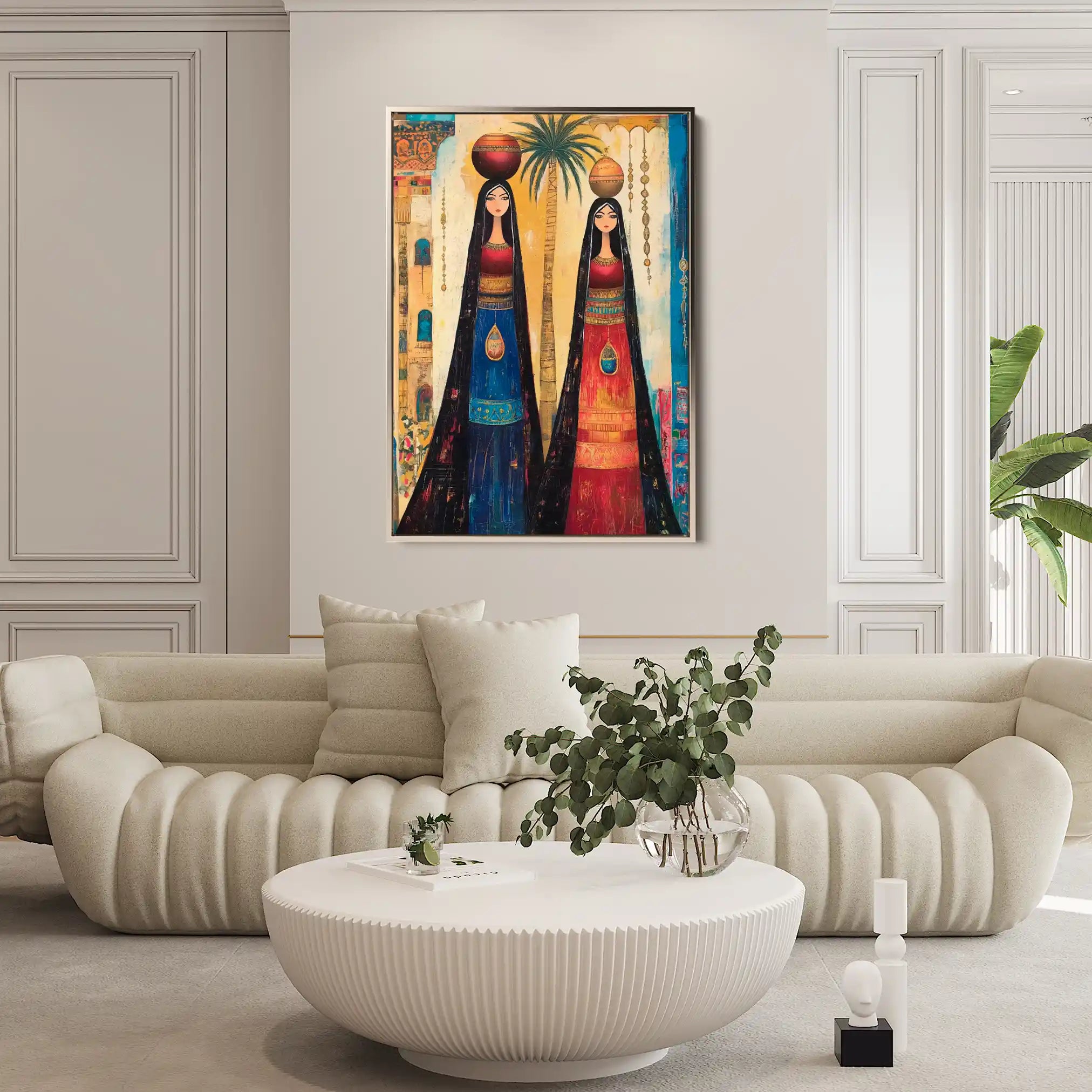 Portrait 042 Canvas Art 90 x 60 cm / Stretched on hidden frame