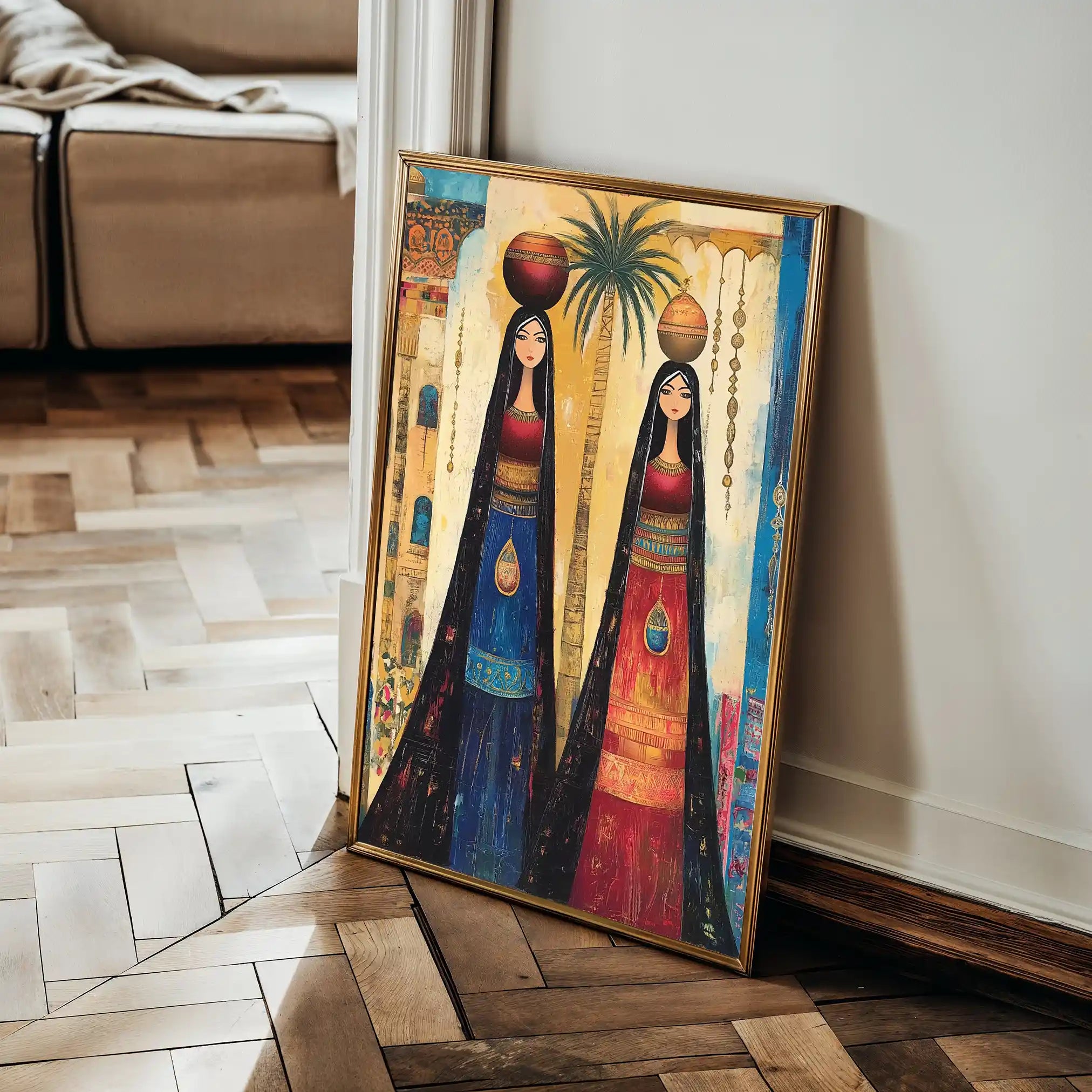 Portrait 042 Canvas Art 90 x 60 cm / Stretched on hidden frame