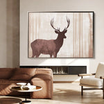 Animals 043 Canvas Art 90 x 60 cm / Stretched on hidden frame