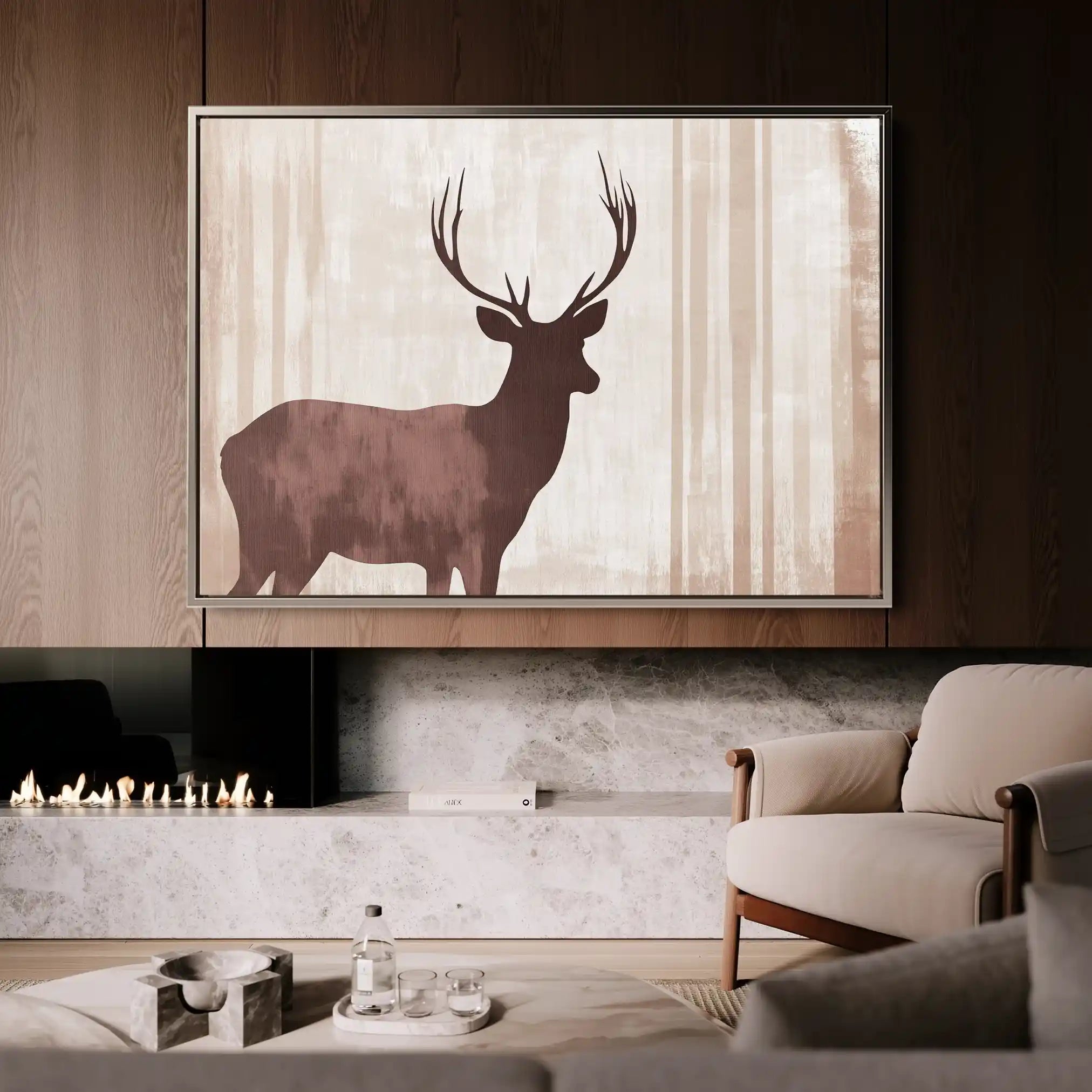 Animals 043 Canvas Art 90 x 60 cm / Stretched on hidden frame