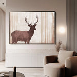 Animals 043 Canvas Art 90 x 60 cm / Stretched on hidden frame