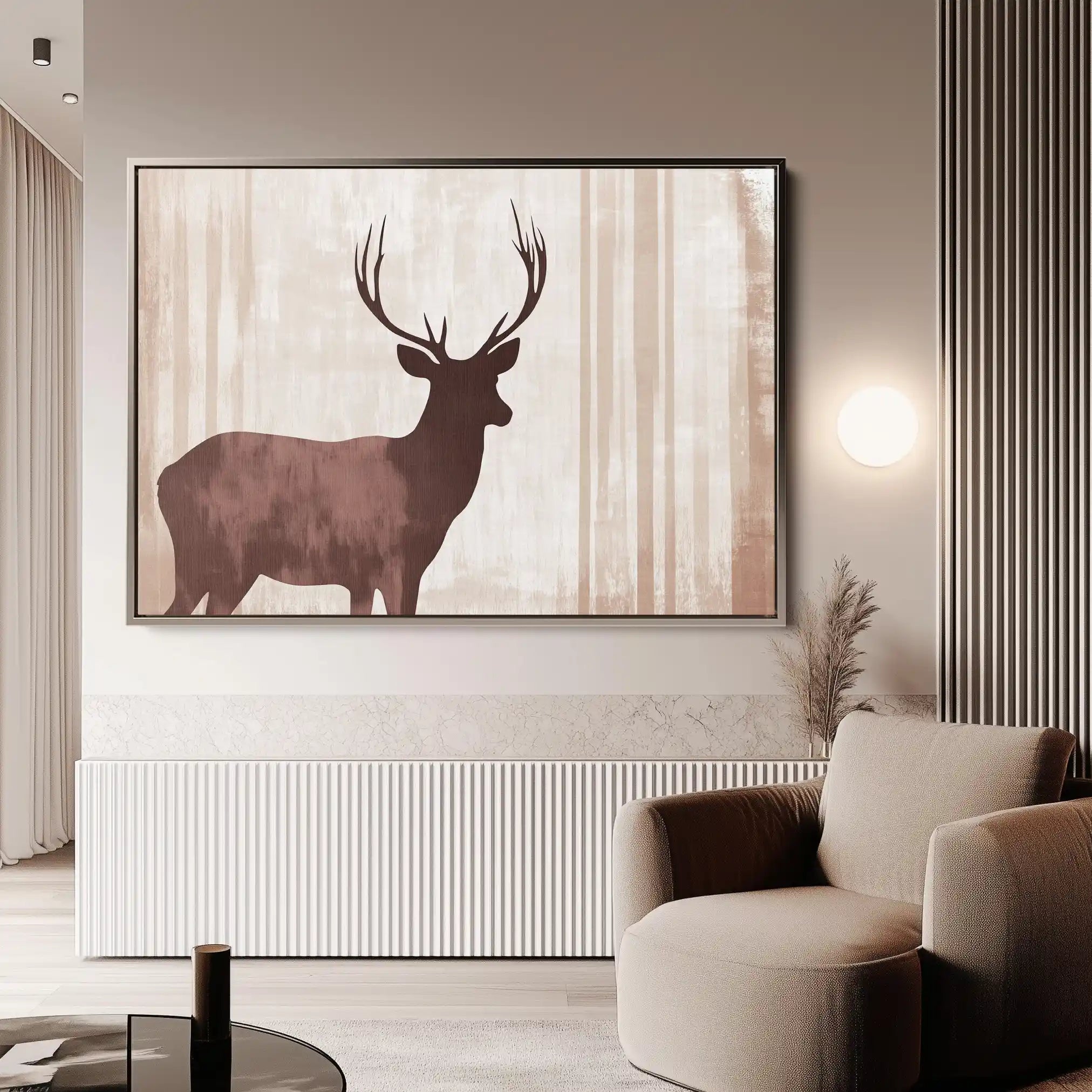 Animals 043 Canvas Art 90 x 60 cm / Stretched on hidden frame