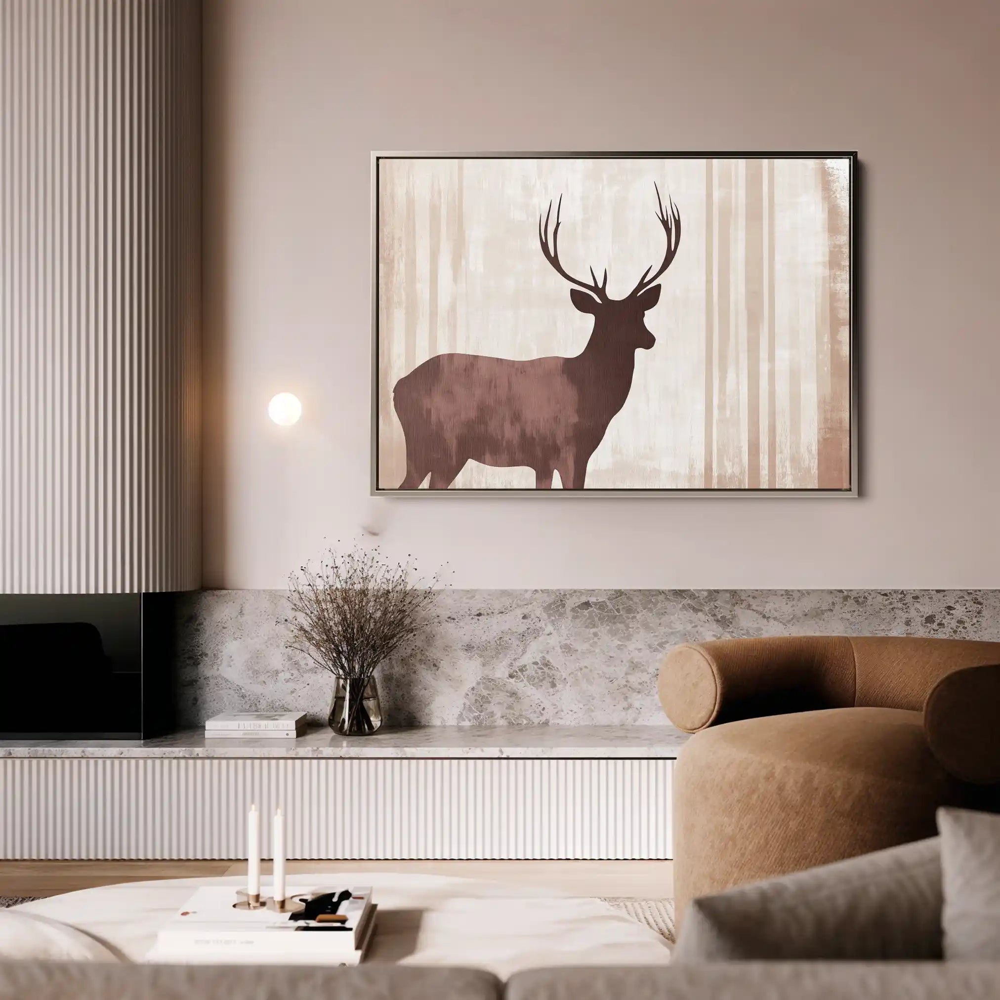 Animals 043 Canvas Art 90 x 60 cm / Stretched on hidden frame
