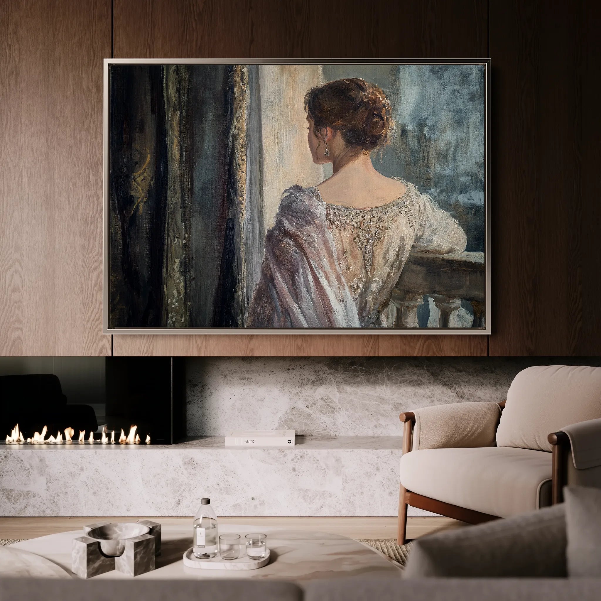 Classic Canvas Wall Art WAD043-CL 90 x 60 cm / Stretched on hidden frame