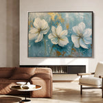 Floral Canvas Wall Art WAD043-F 90 x 60 cm / Stretched on hidden frame