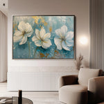 Floral Canvas Wall Art WAD043-F 90 x 60 cm / Stretched on hidden frame