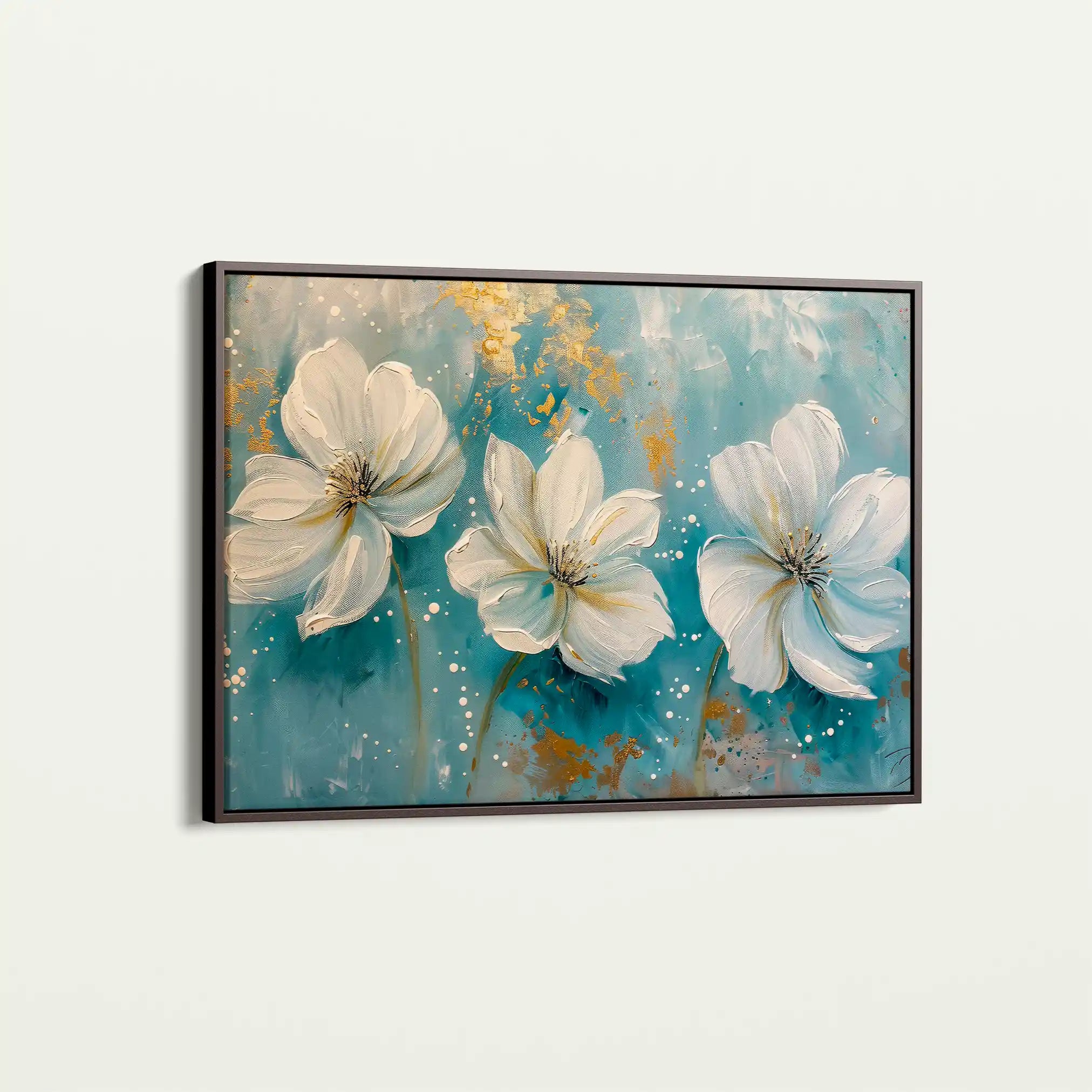 Floral Canvas Wall Art WAD043-F 90 x 60 cm / Stretched on hidden frame