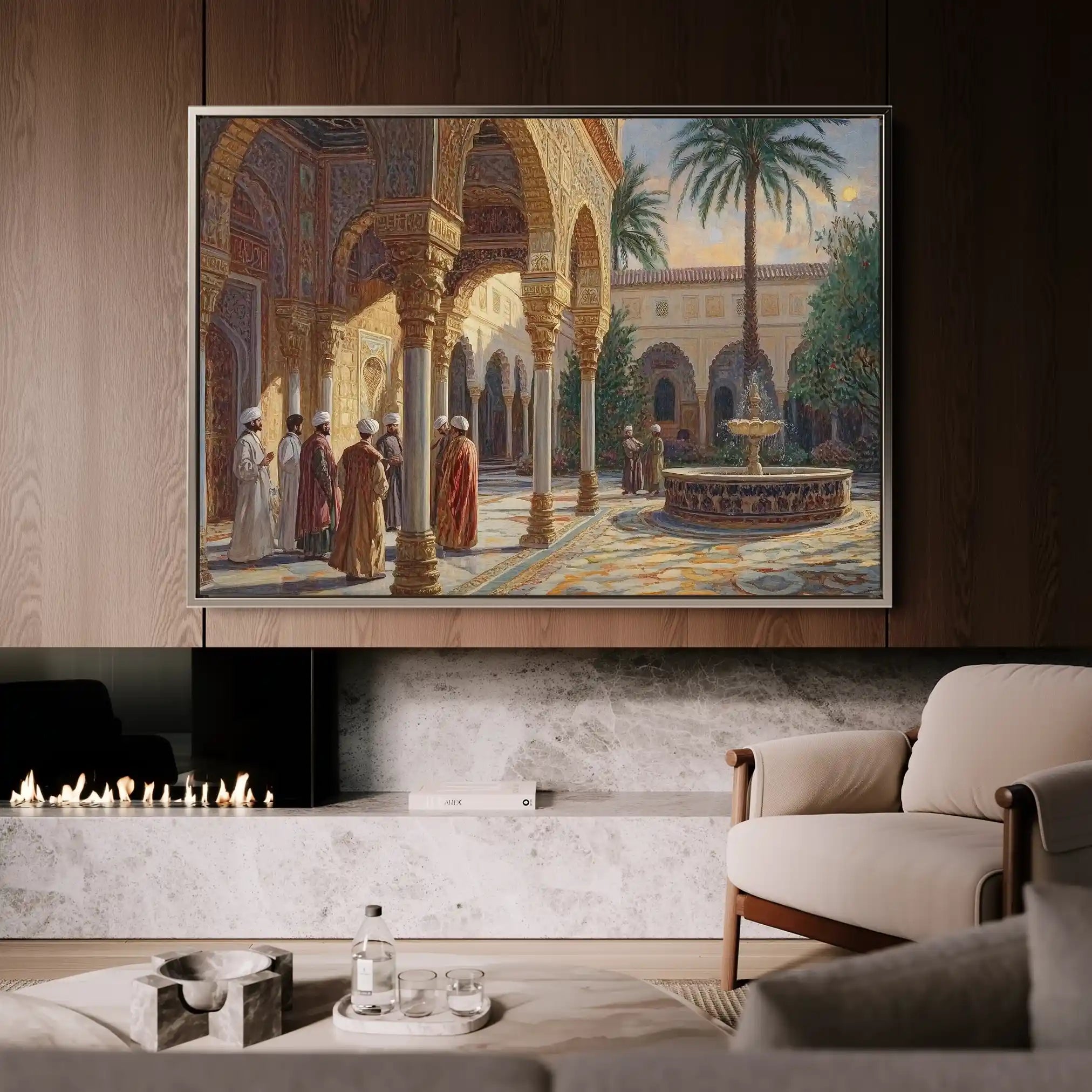 Orientalist 043 Canvas Art 90 x 60 cm / Stretched on hidden frame