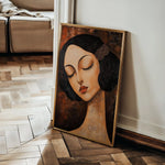 Portrait 043 Canvas Art 90 x 60 cm / Stretched on hidden frame