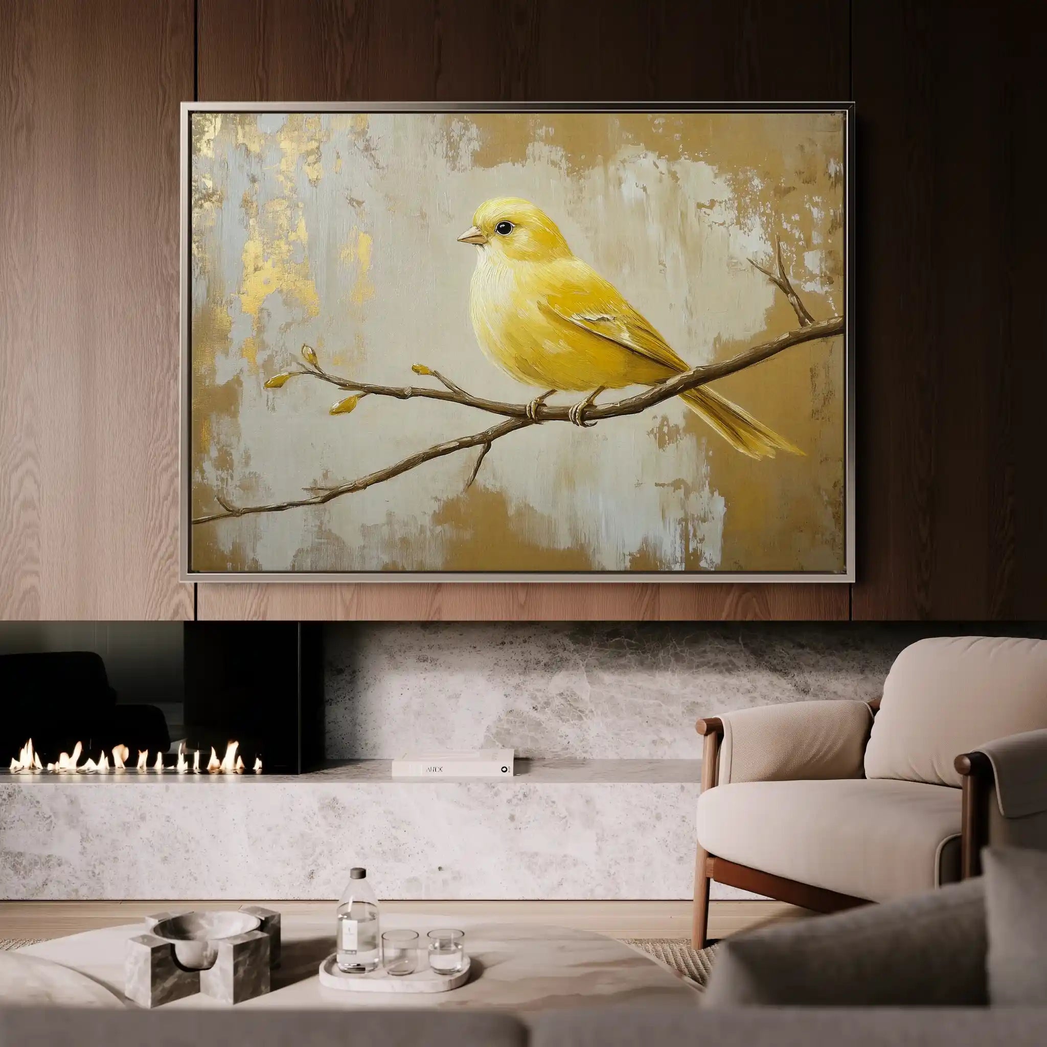 Animals 044 Canvas Art 90 x 60 cm / Stretched on hidden frame