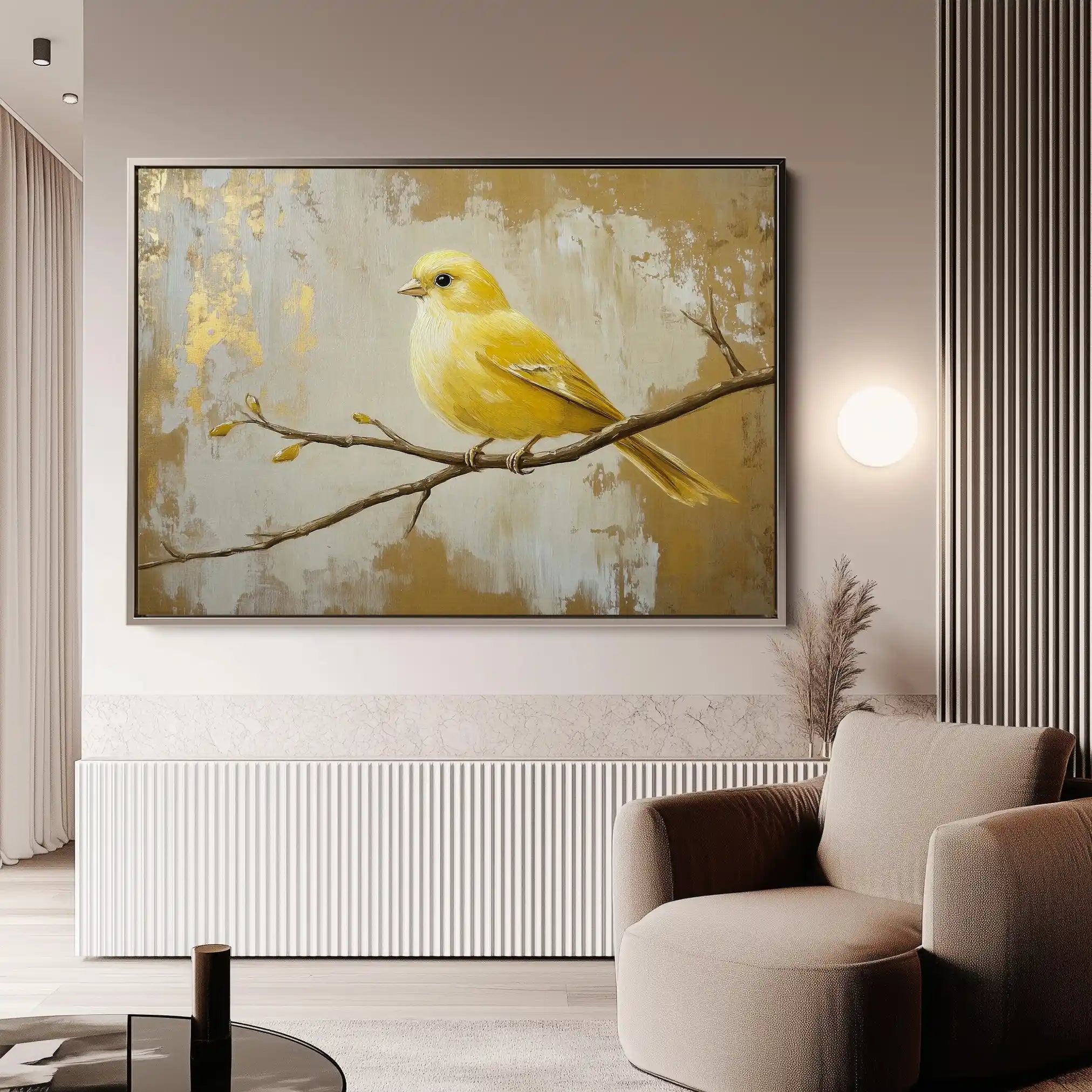 Animals 044 Canvas Art 90 x 60 cm / Stretched on hidden frame
