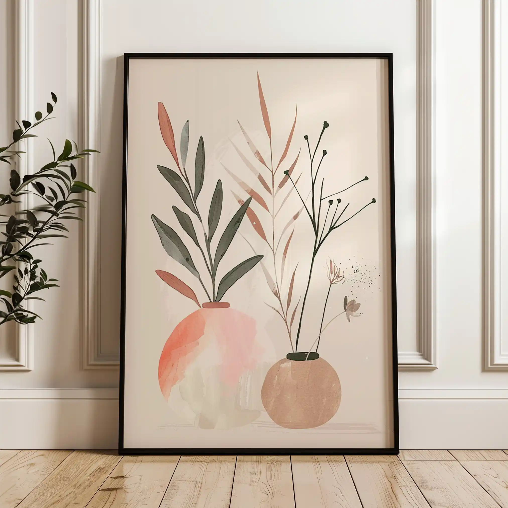 Boho 044 Canvas Art 90 x 60 cm / Stretched on hidden frame