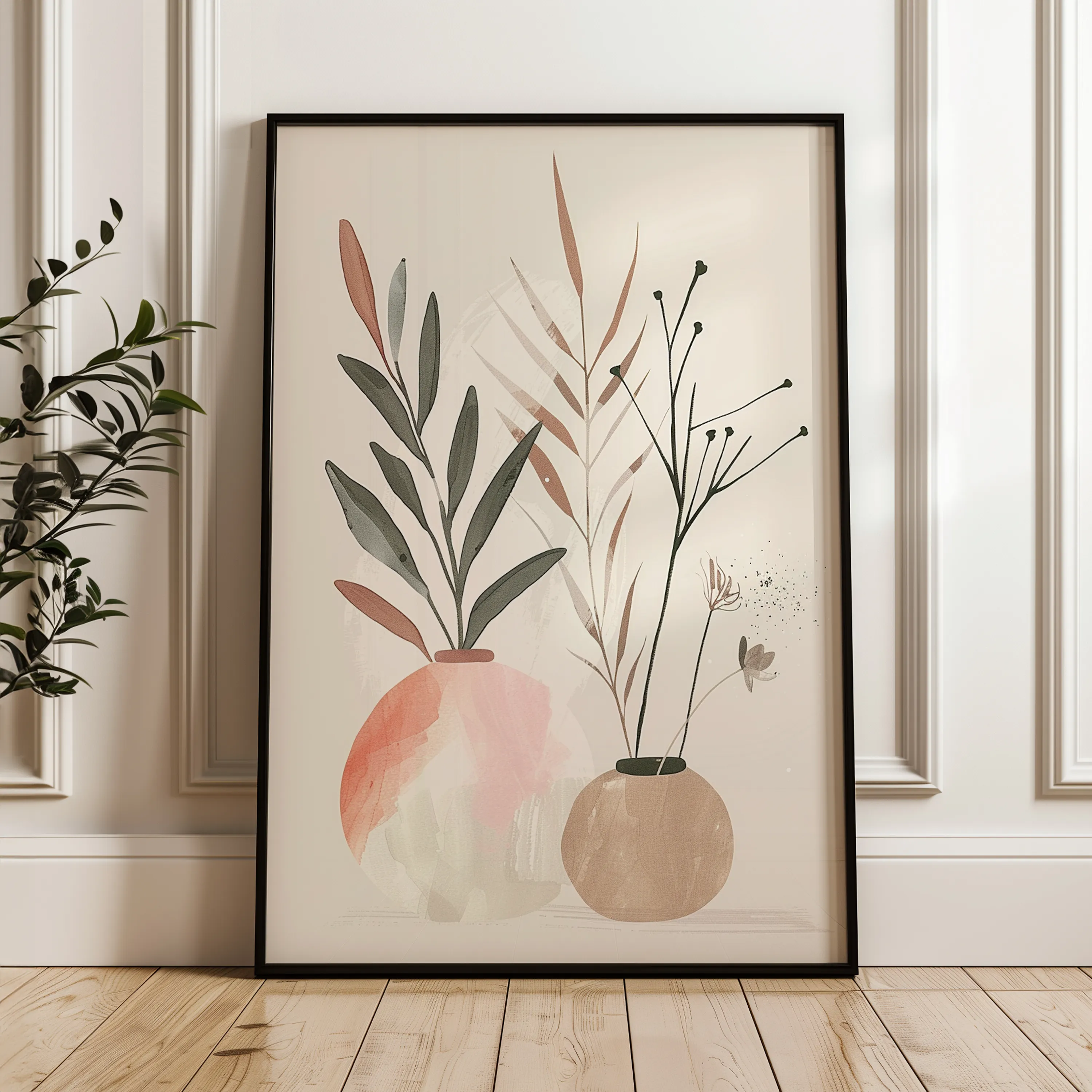 Boho Canvas Wall Art WAD044-BH 90 x 60 cm / Stretched on hidden frame