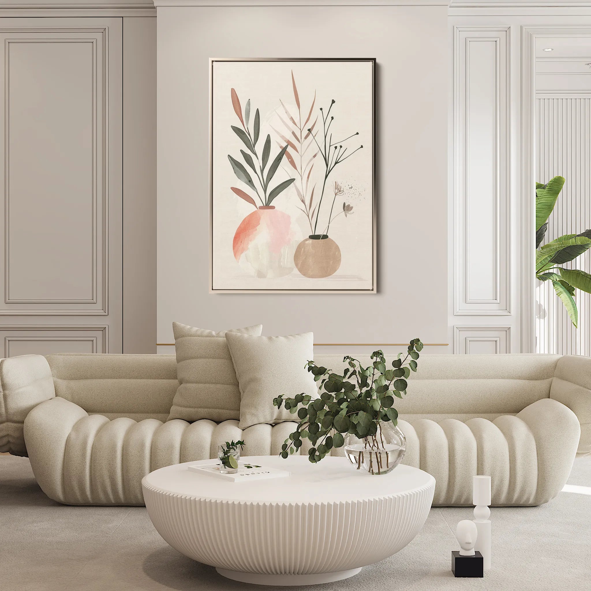Boho Canvas Wall Art WAD044-BH 90 x 60 cm / Stretched on hidden frame