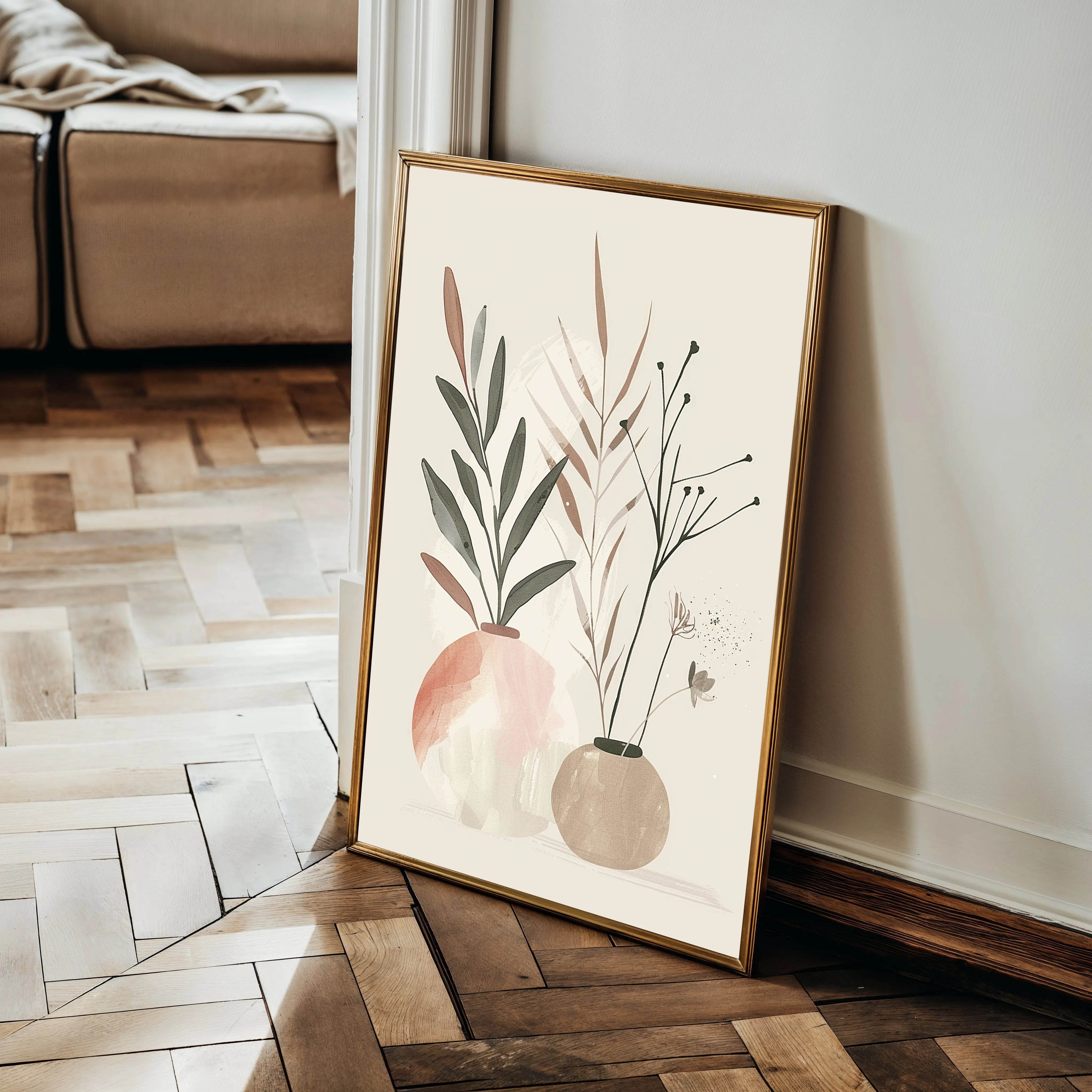 Boho Canvas Wall Art WAD044-BH 90 x 60 cm / Stretched on hidden frame