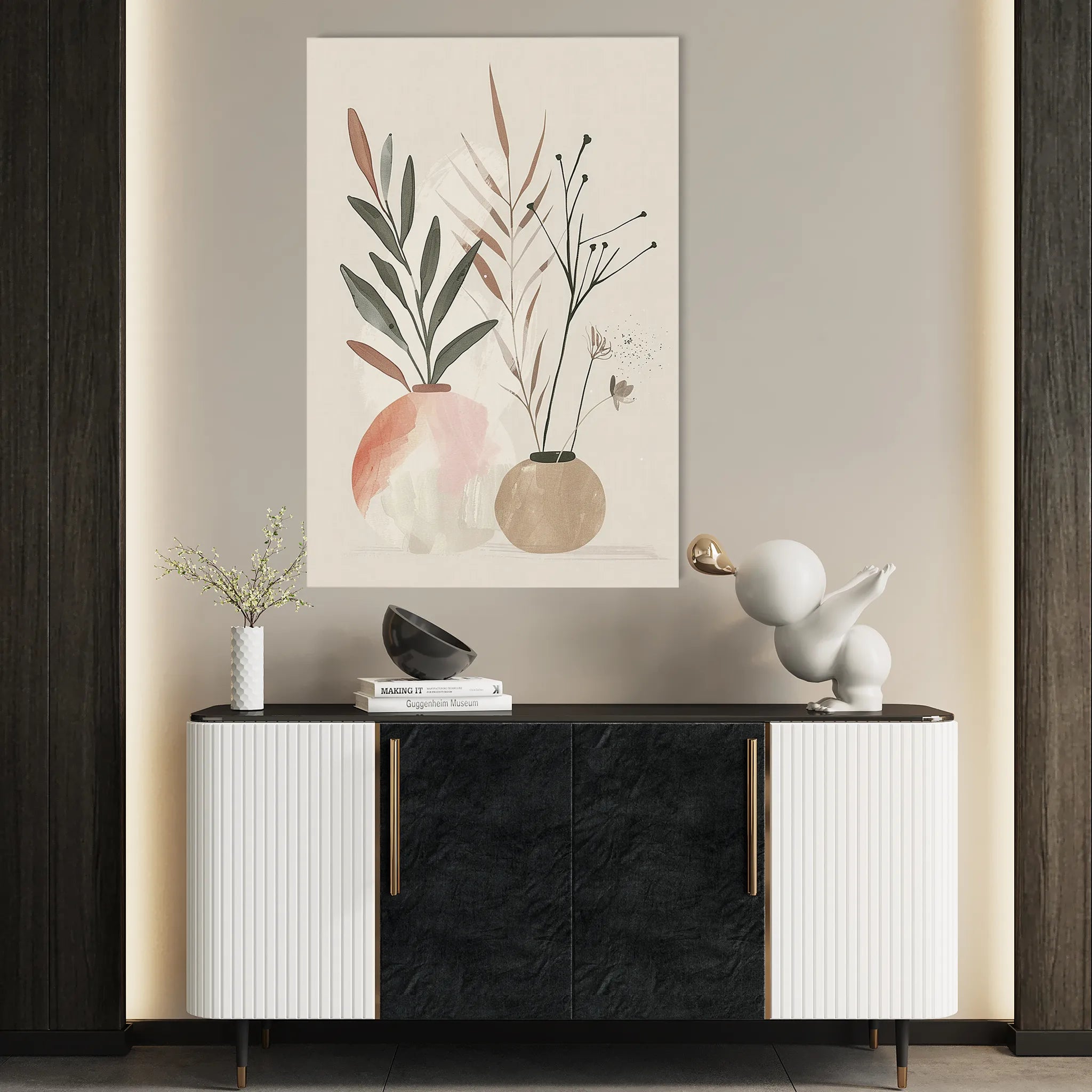 Boho Canvas Wall Art WAD044-BH 90 x 60 cm / Stretched on hidden frame