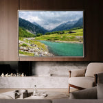 Landscape 044 Canvas Art 90 x 60 cm / Stretched on hidden frame