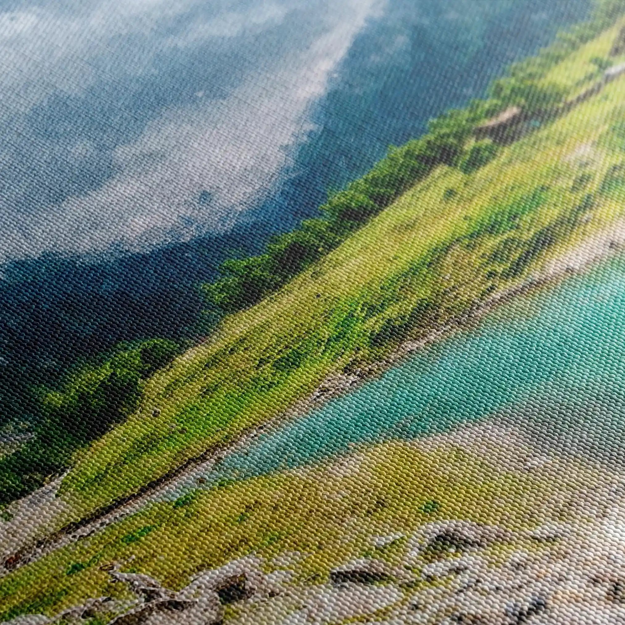 Landscape 044 Canvas Art 90 x 60 cm / Stretched on hidden frame