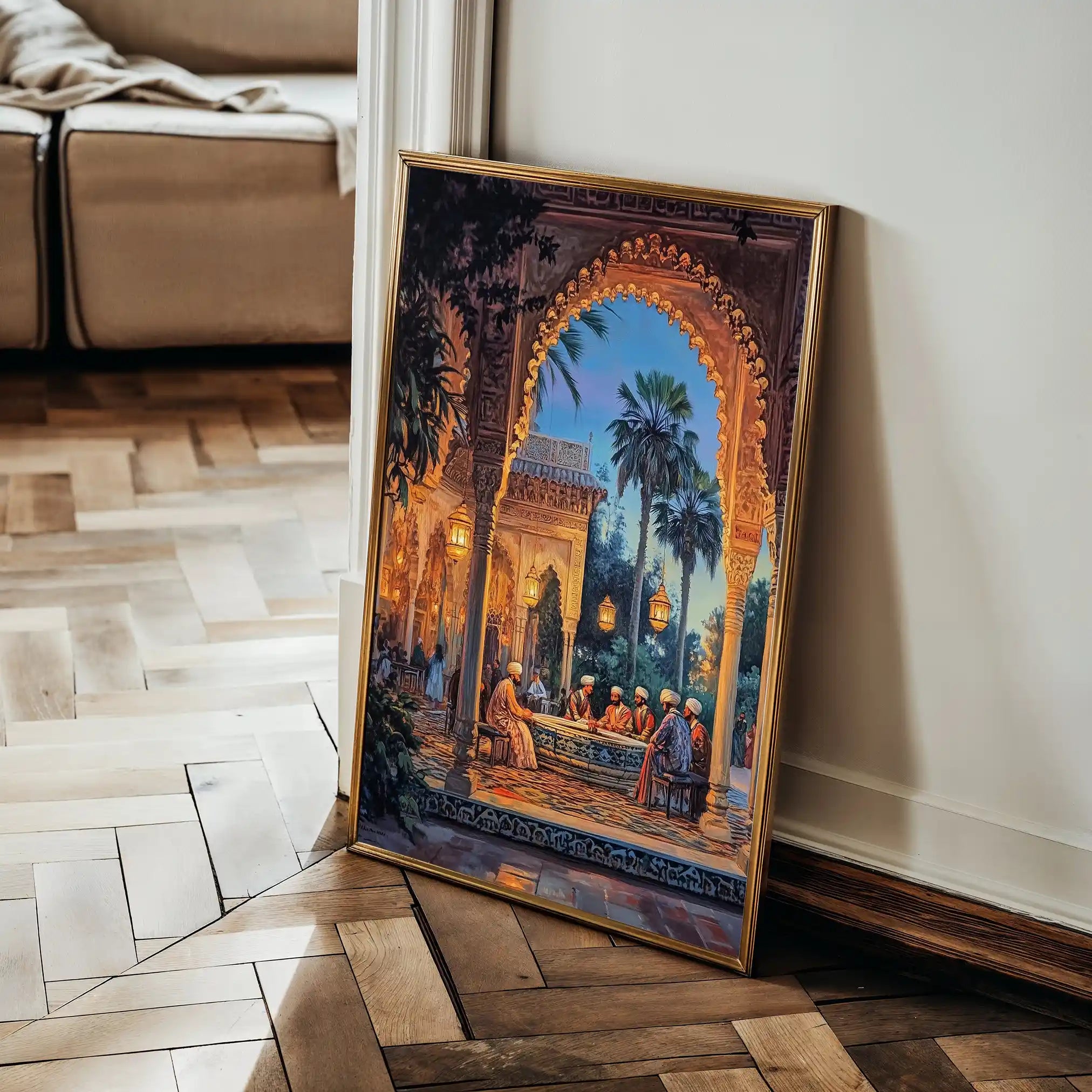 Orientalist 044 Canvas Art 90 x 60 cm / Stretched on hidden frame