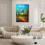 Palestine 044 Canvas Art 90 x 60 cm / Stretched on hidden frame
