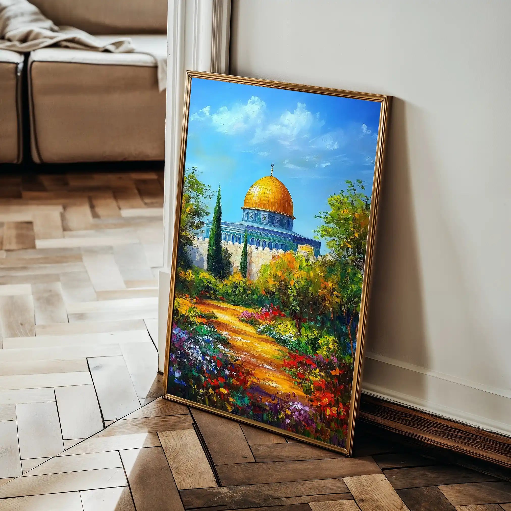 Palestine 044 Canvas Art 90 x 60 cm / Stretched on hidden frame