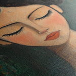 Portrait 044 Canvas Art 90 x 60 cm / Stretched on hidden frame