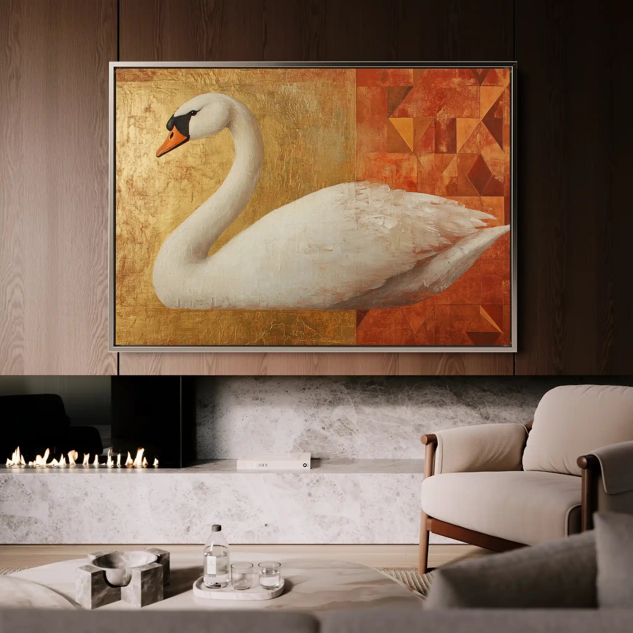 Animals 045 Canvas Art 90 x 60 cm / Stretched on hidden frame