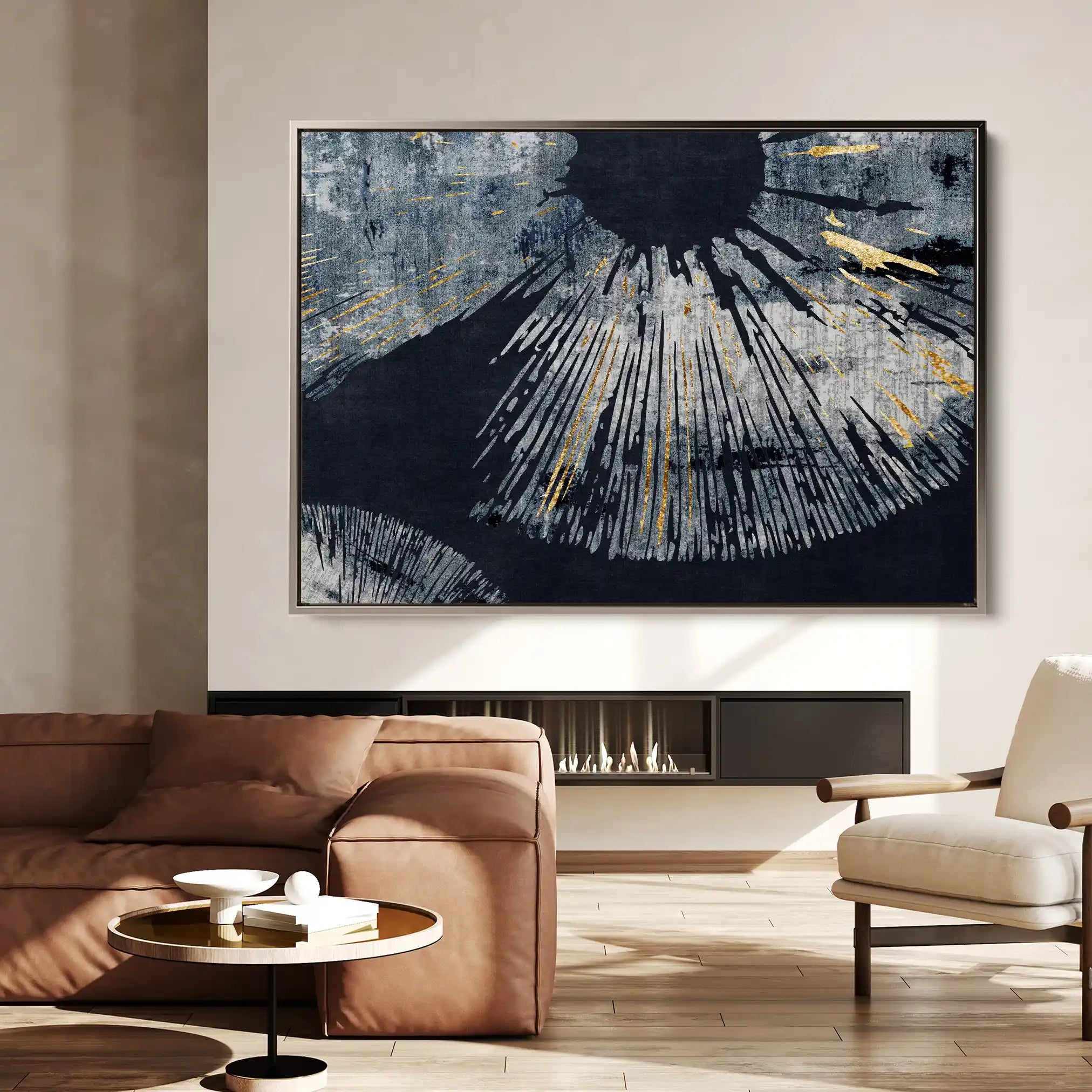 Abstract 045 Canvas Art 60 x 40 cm / Stretched on hidden frame