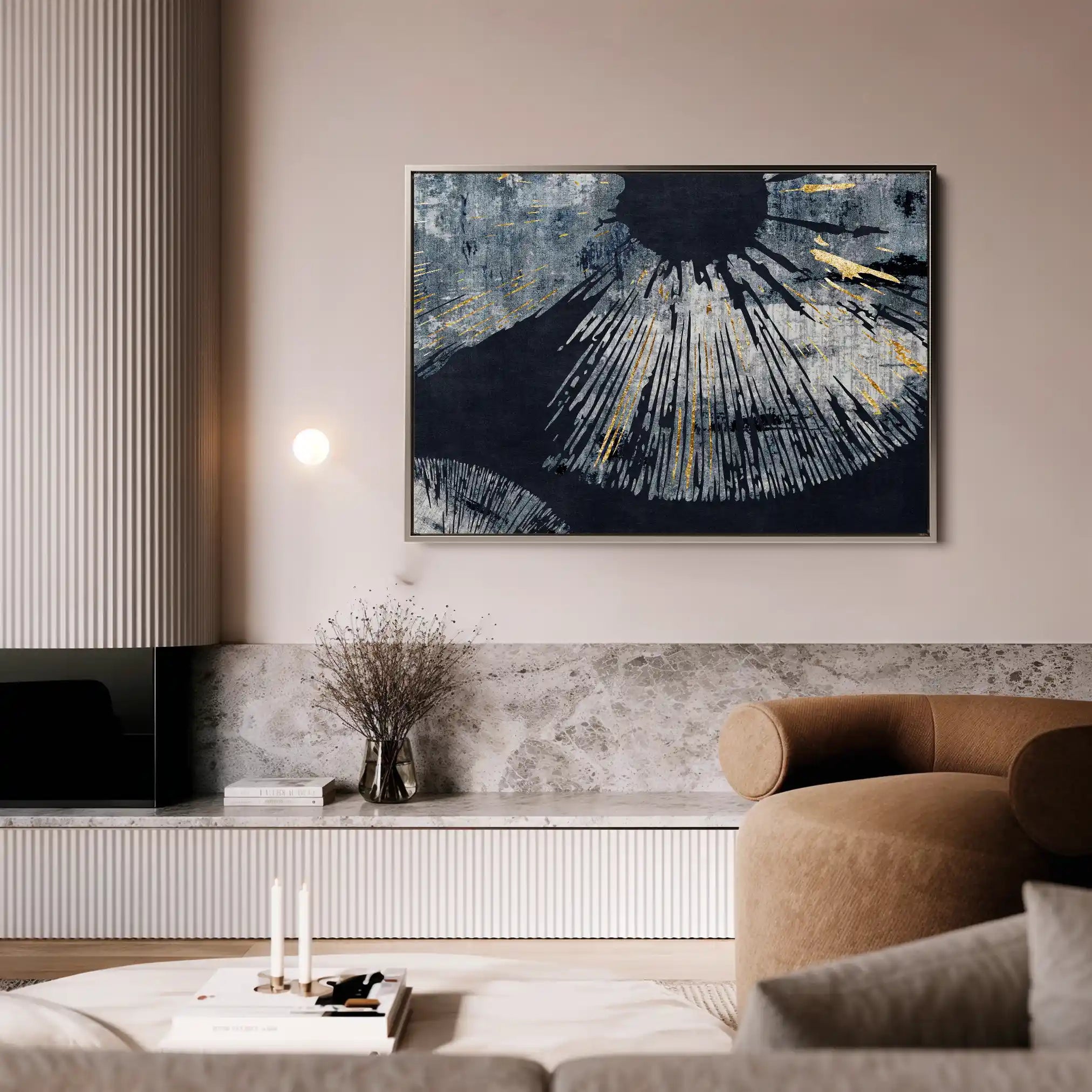 Abstract 045 Canvas Art 60 x 40 cm / Stretched on hidden frame