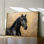Horses 045 Canvas Art 90 x 60 cm / Stretched on hidden frame