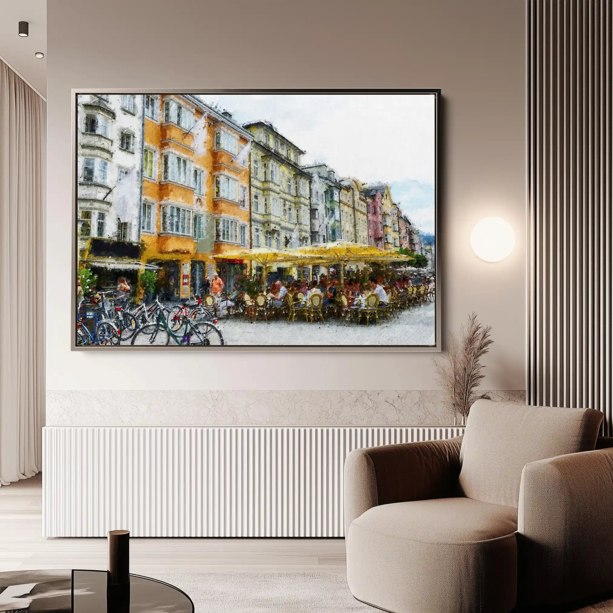 Landscape 045 Canvas Art 90 x 60 cm / Stretched on hidden frame