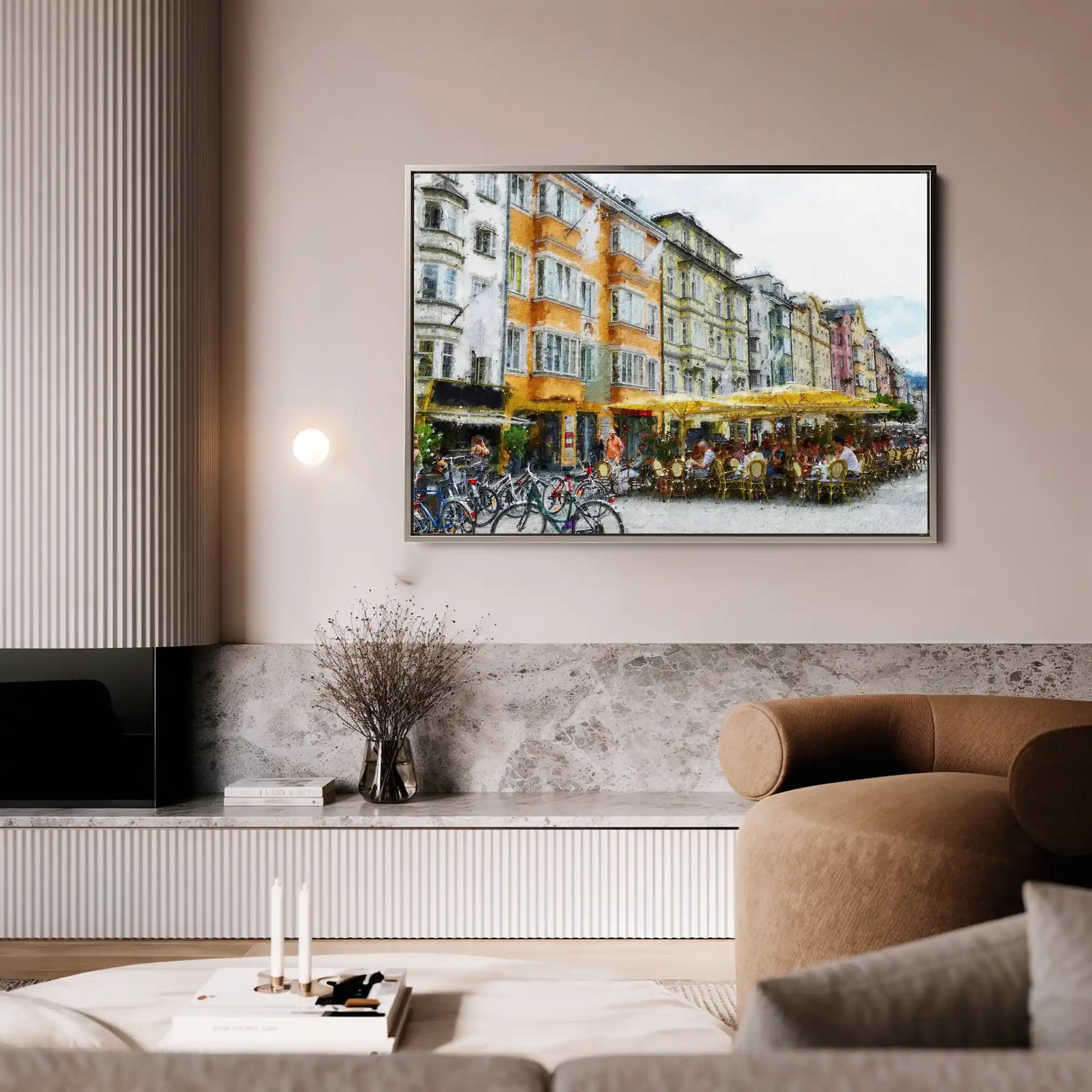 Landscape 045 Canvas Art 90 x 60 cm / Stretched on hidden frame