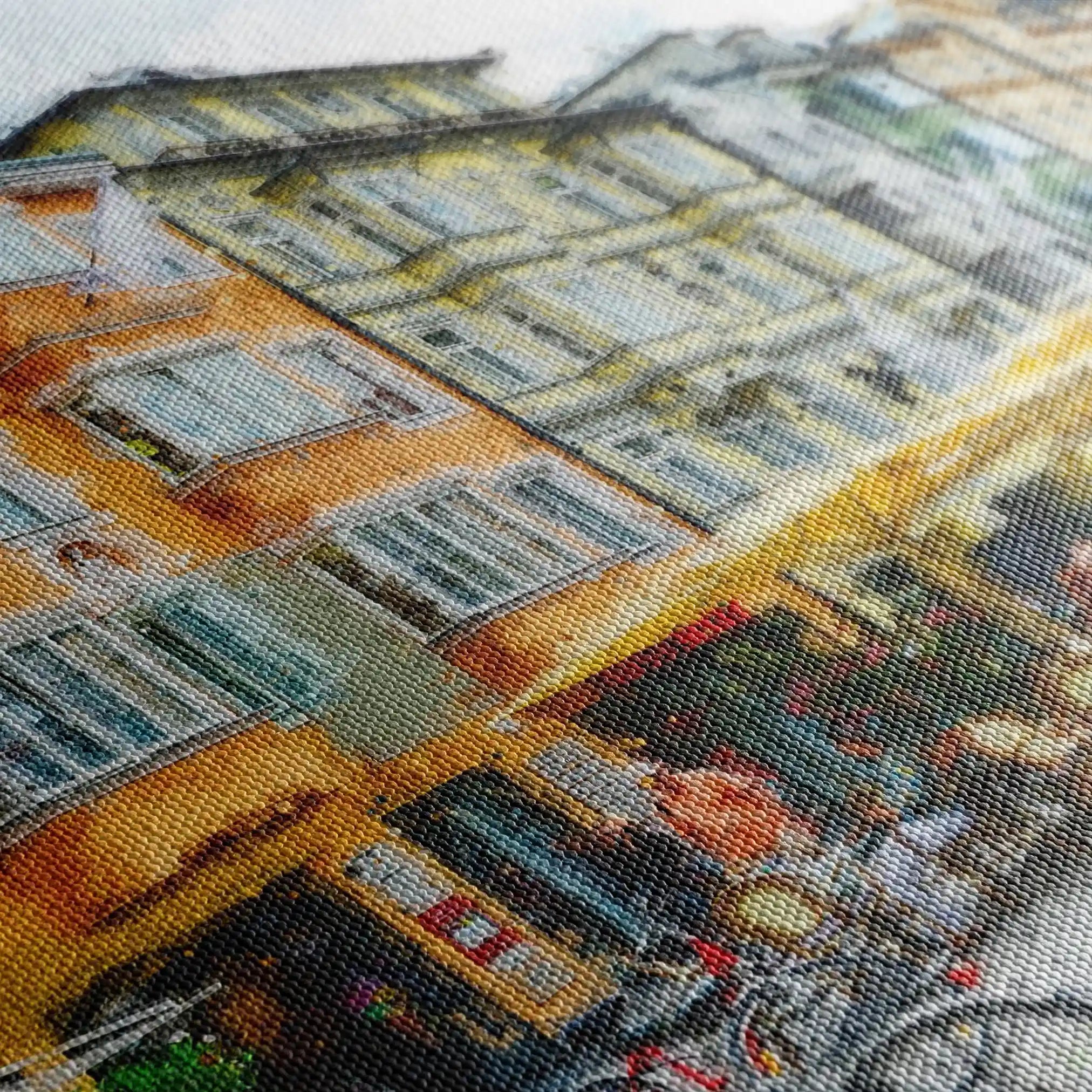 Landscape 045 Canvas Art 90 x 60 cm / Stretched on hidden frame