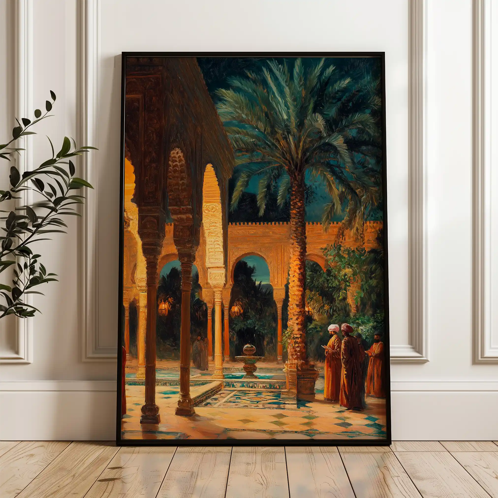 Orientalist 045 Canvas Art 90 x 60 cm / Stretched on hidden frame