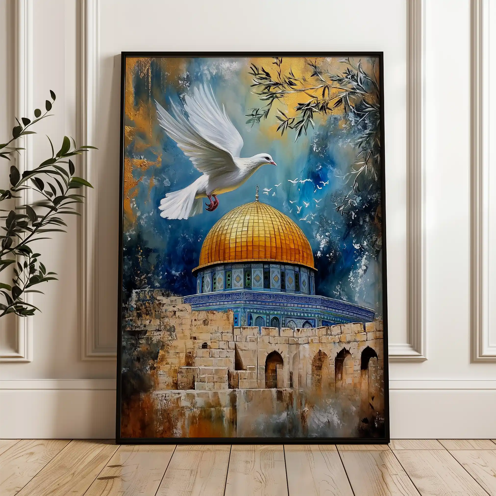 Palestine 045 Canvas Art 90 x 60 cm / Stretched on hidden frame