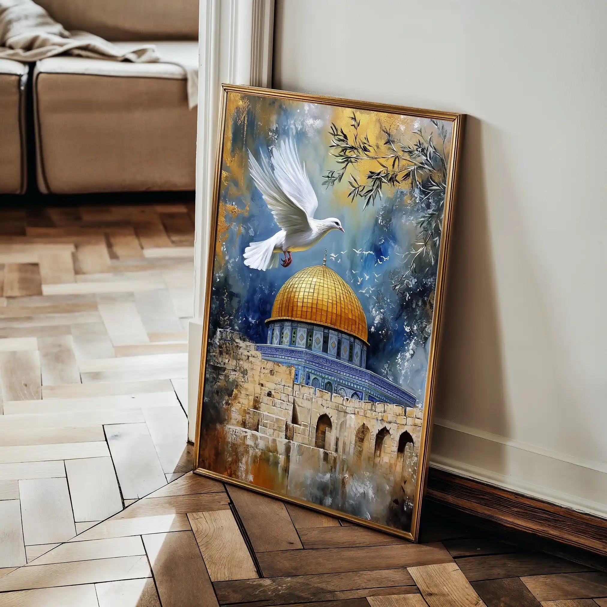 Palestine 045 Canvas Art 90 x 60 cm / Stretched on hidden frame