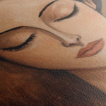 Portrait 045 Canvas Art 90 x 60 cm / Stretched on hidden frame