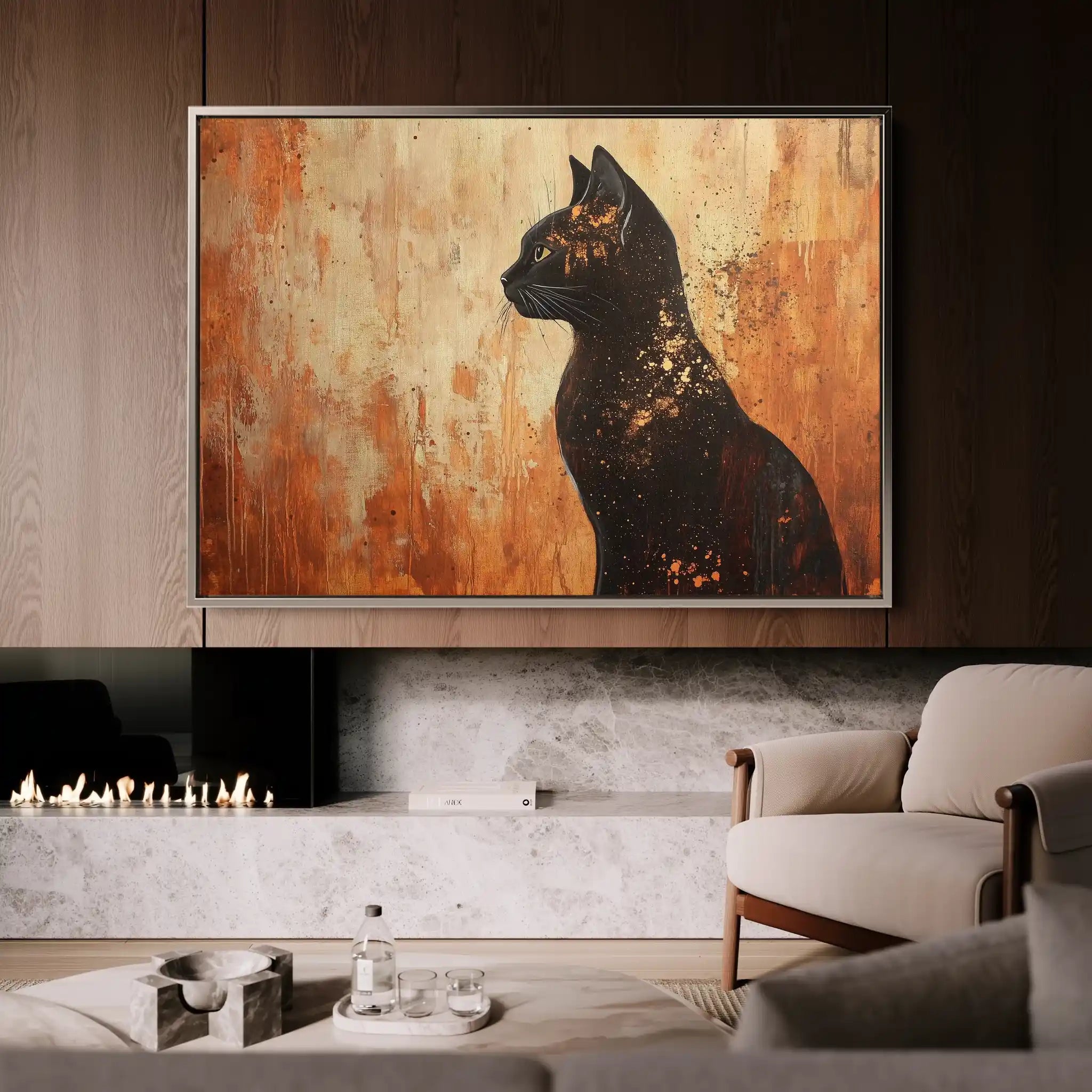 Animals 046 Canvas Art 90 x 60 cm / Stretched on hidden frame