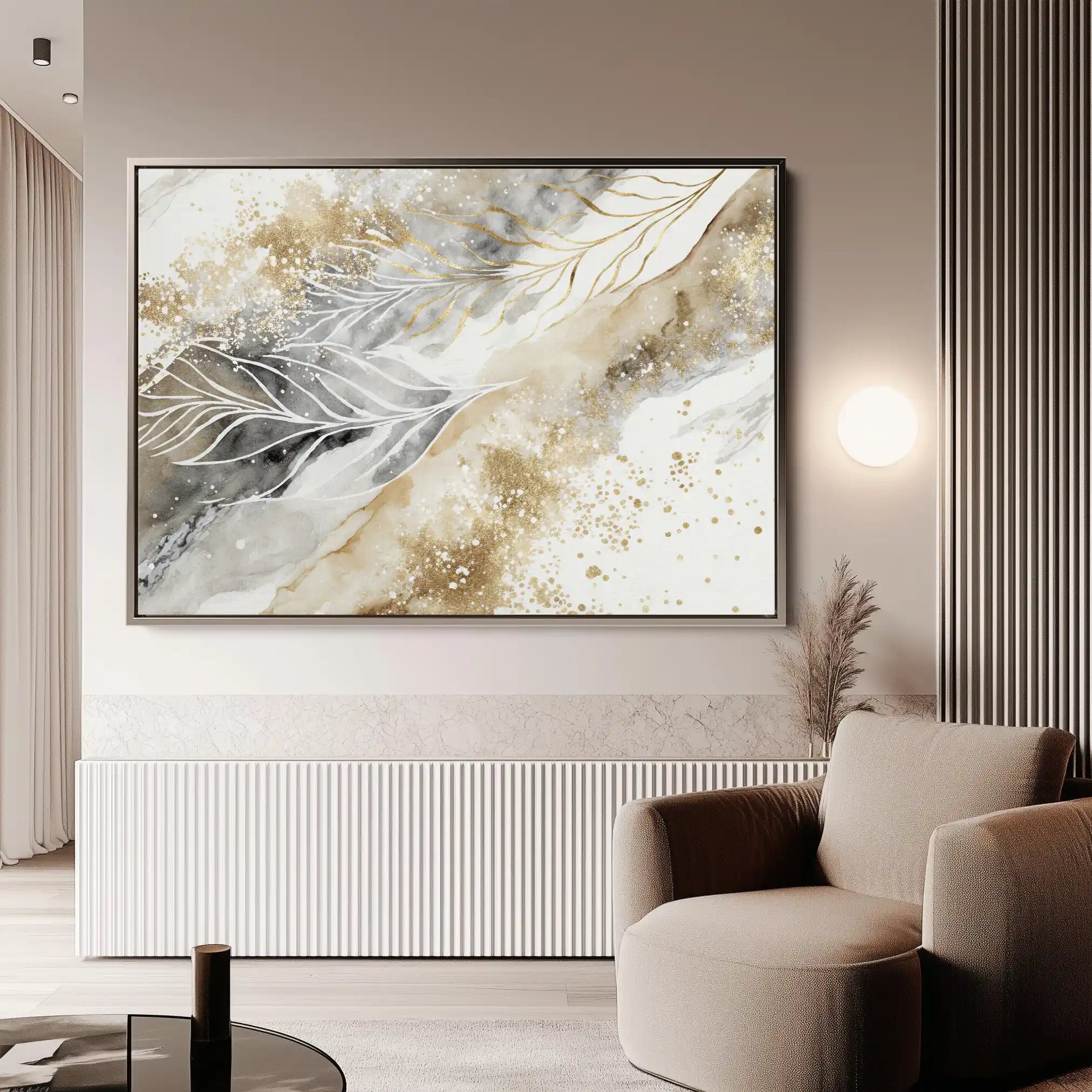 Abstract 046 Canvas Art 60 x 40 cm / Stretched on hidden frame