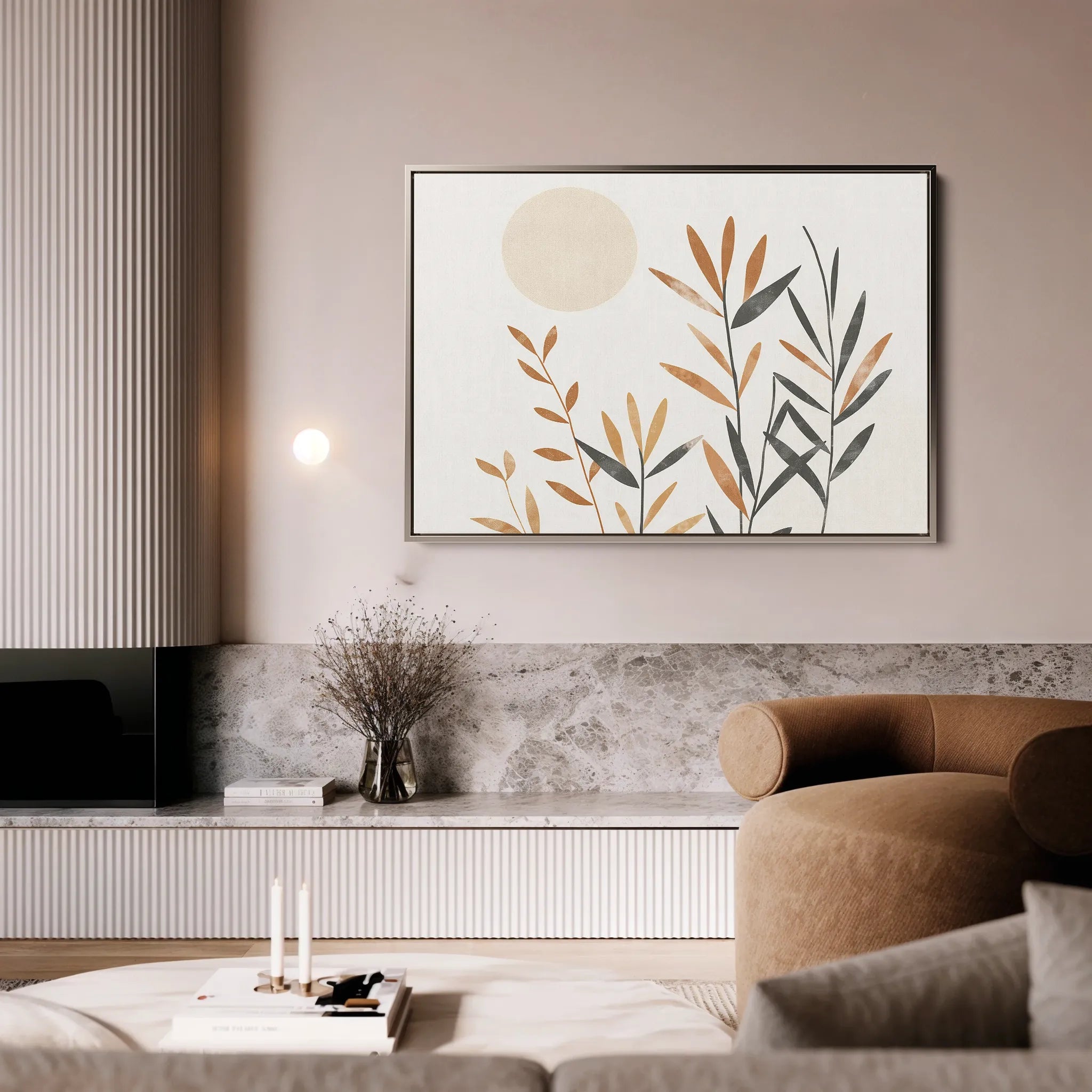 Boho Canvas Wall Art WAD046-BH 90 x 60 cm / Stretched on hidden frame