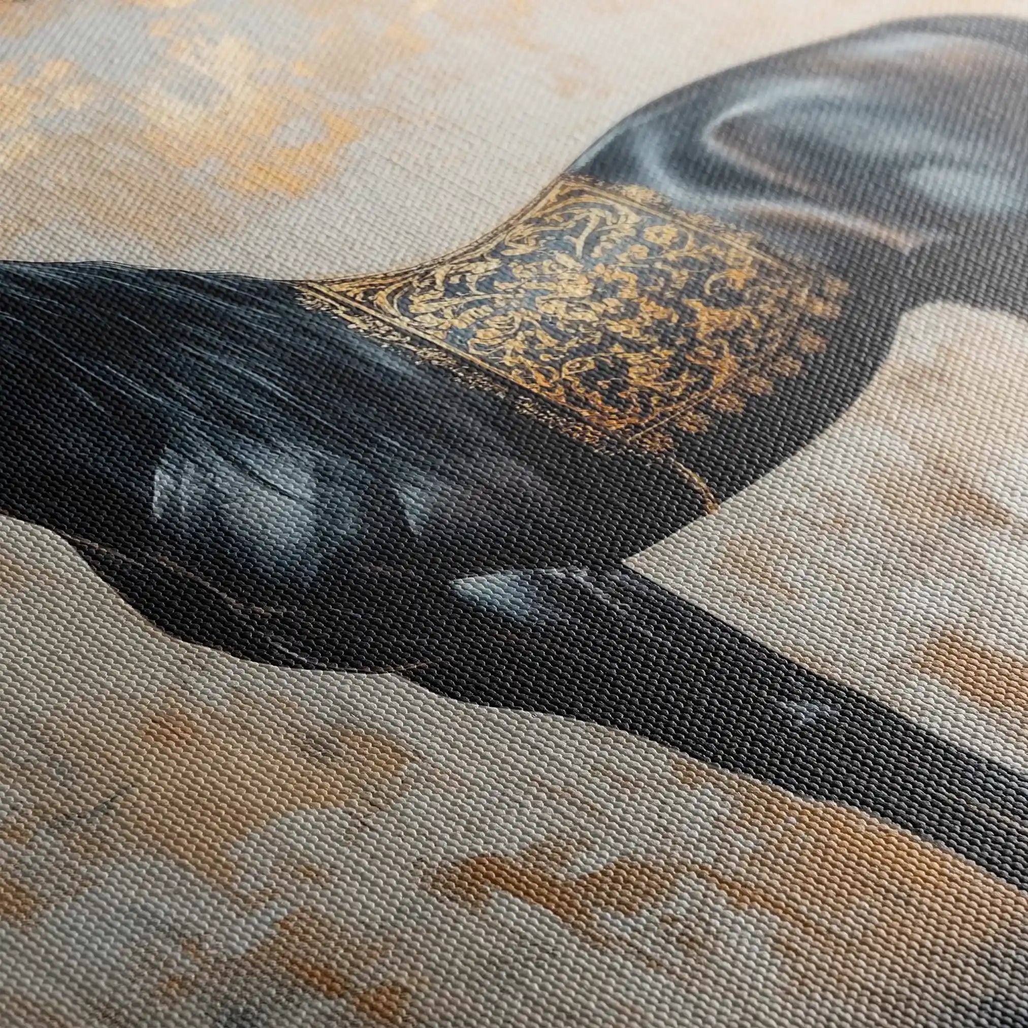 Horses 046 Canvas Art 90 x 60 cm / Stretched on hidden frame