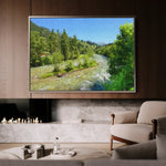 Landscape 046 Canvas Art 90 x 60 cm / Stretched on hidden frame