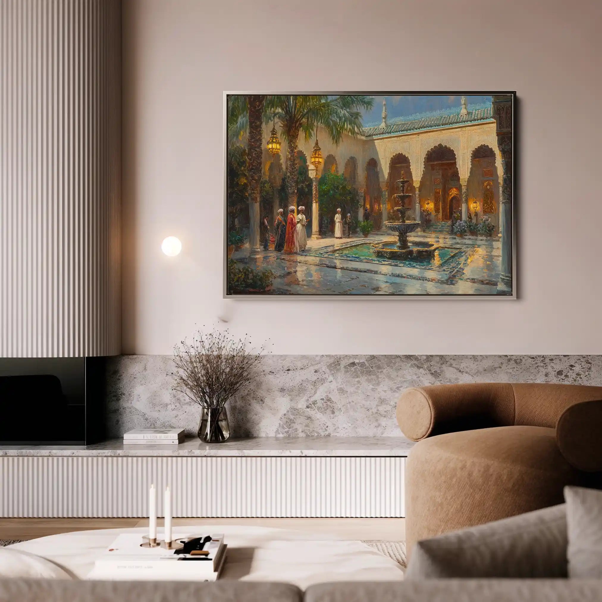 Orientalist 046 Canvas Art 90 x 60 cm / Stretched on hidden frame