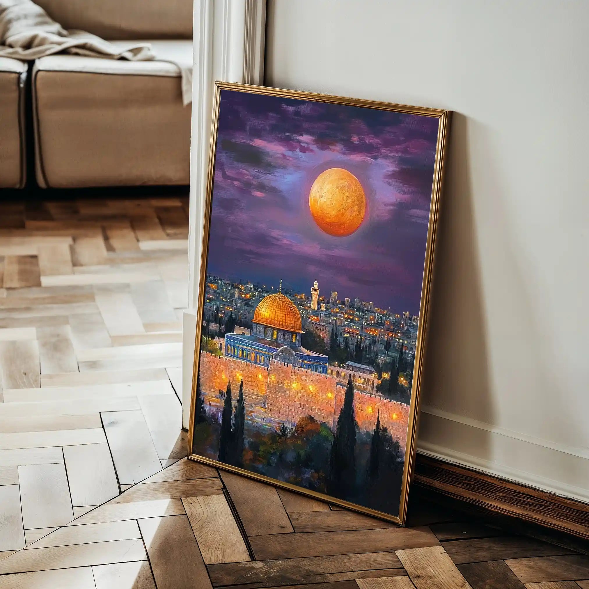 Palestine 046 Canvas Art 90 x 60 cm / Stretched on hidden frame