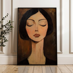 Portrait 046 Canvas Art 90 x 60 cm / Stretched on hidden frame