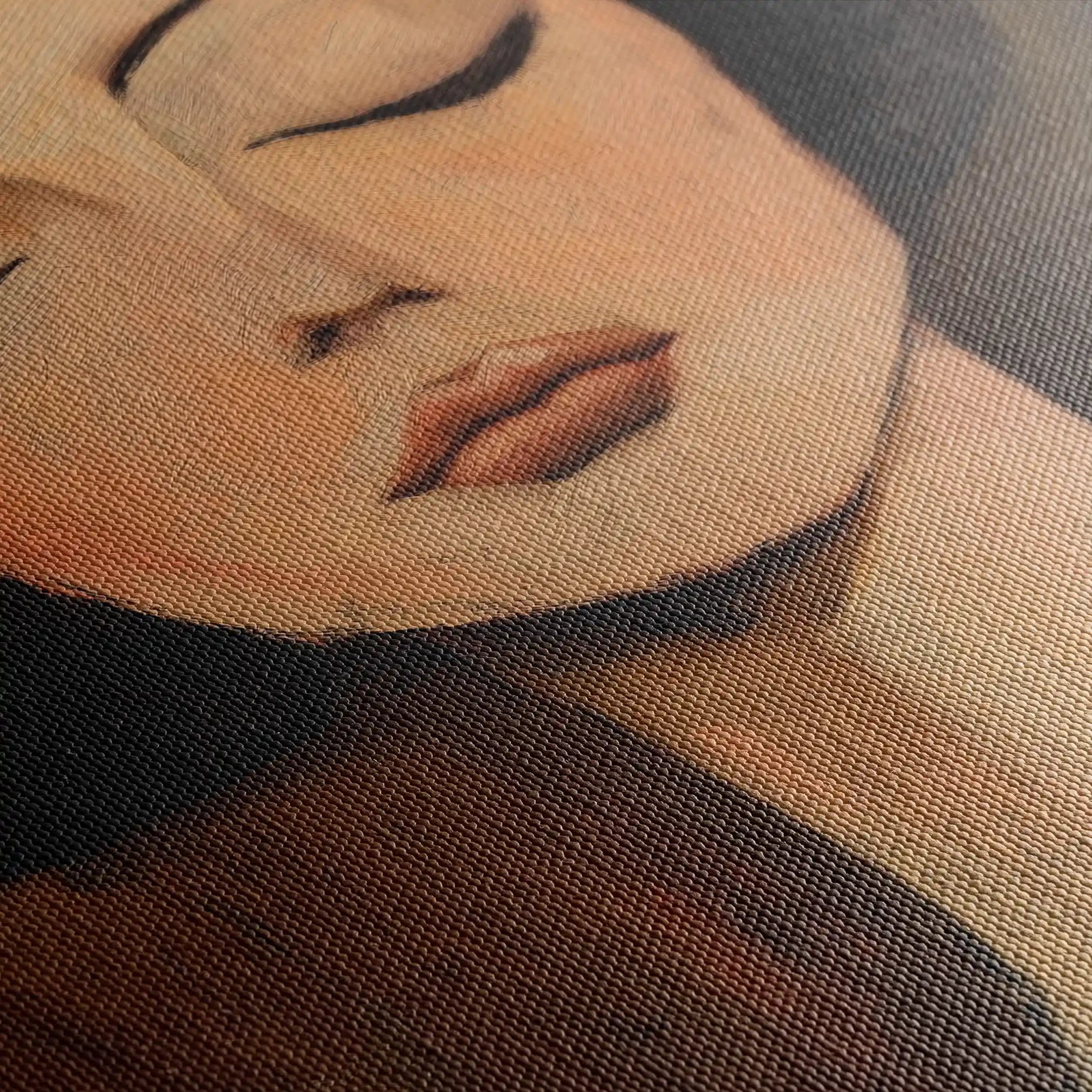 Portrait 046 Canvas Art 90 x 60 cm / Stretched on hidden frame