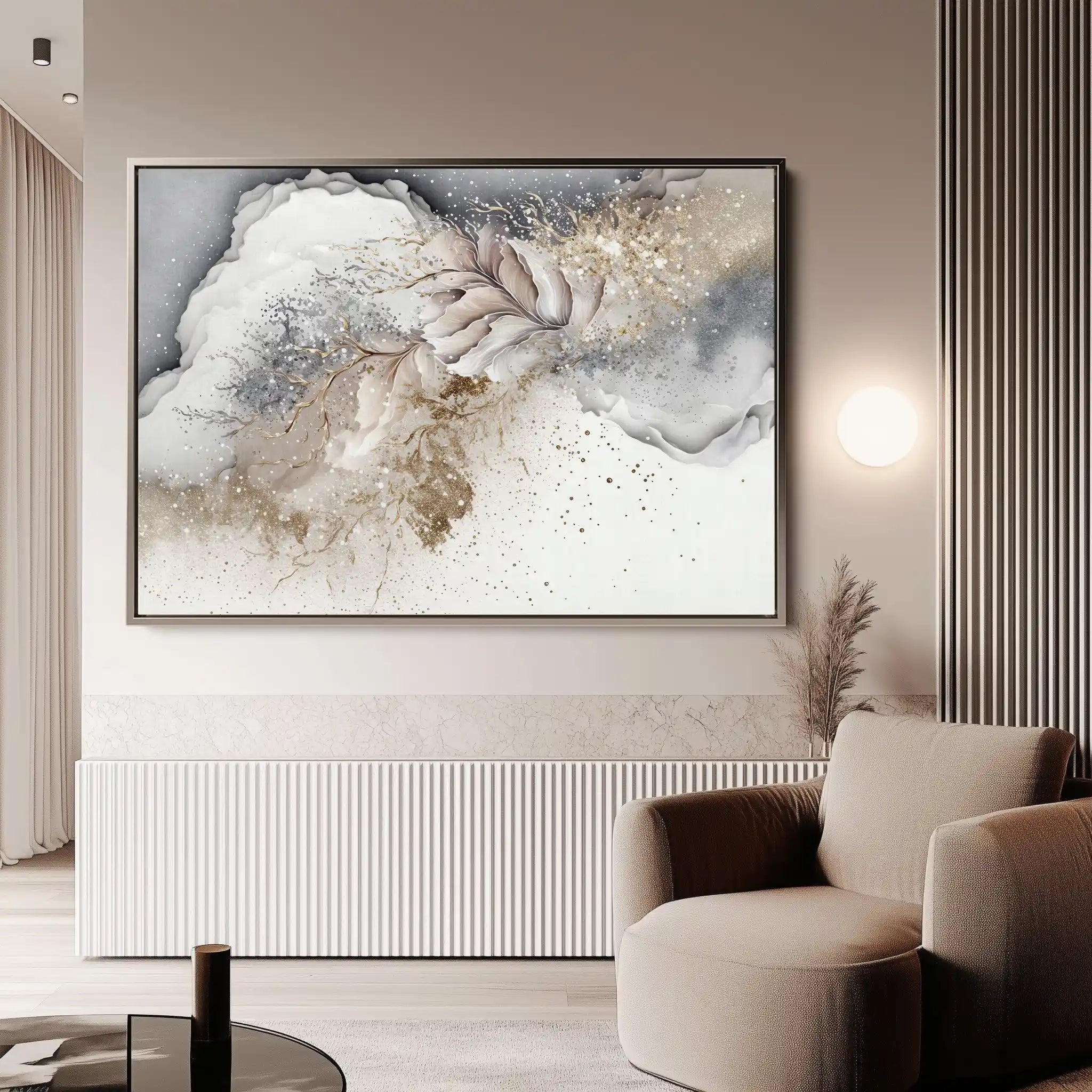 Abstract 047 Canvas Art 60 x 40 cm / Stretched on hidden frame